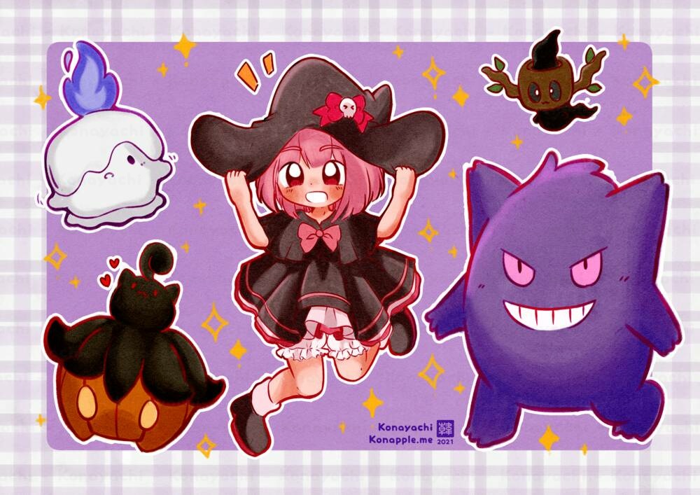 Small Witch + Ghost Pokémons!